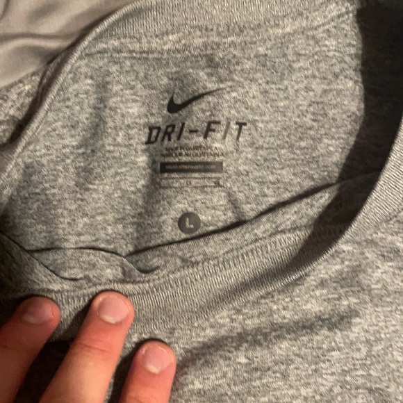 Grey Nike DriFit long sleeve - Picture 3 of 3